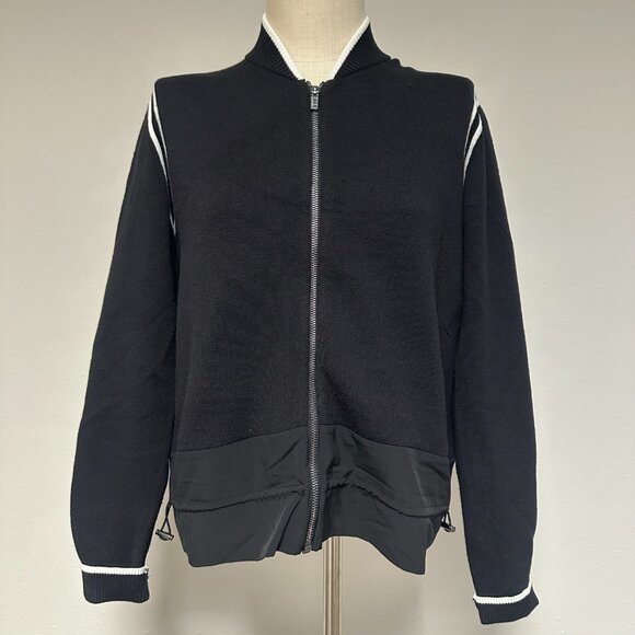 Athleta Zip Front Cinch Waist Venture Sweater - Picture 4 of 12